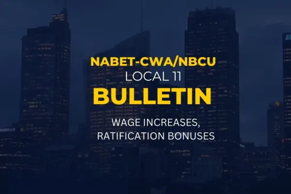 NABET-CWA/NBCU Bulletin - Wage Increase, Ratification Bonus