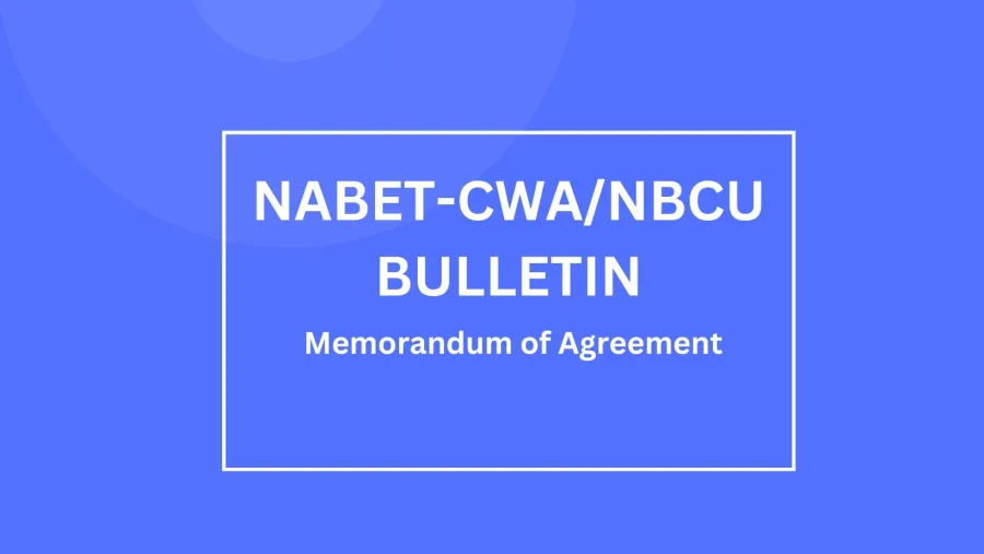 Memorandum of Agreement